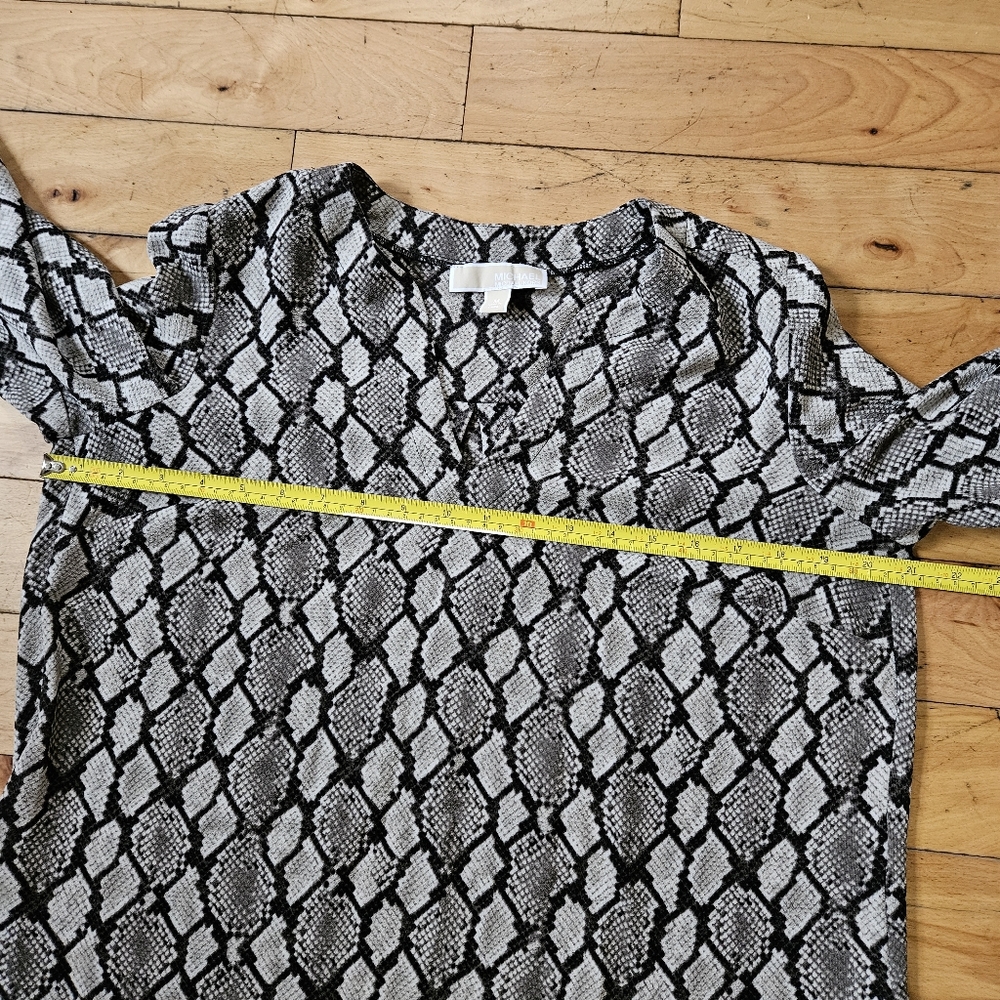 Michael Kors Snake Print Pattern Blouse - image 5